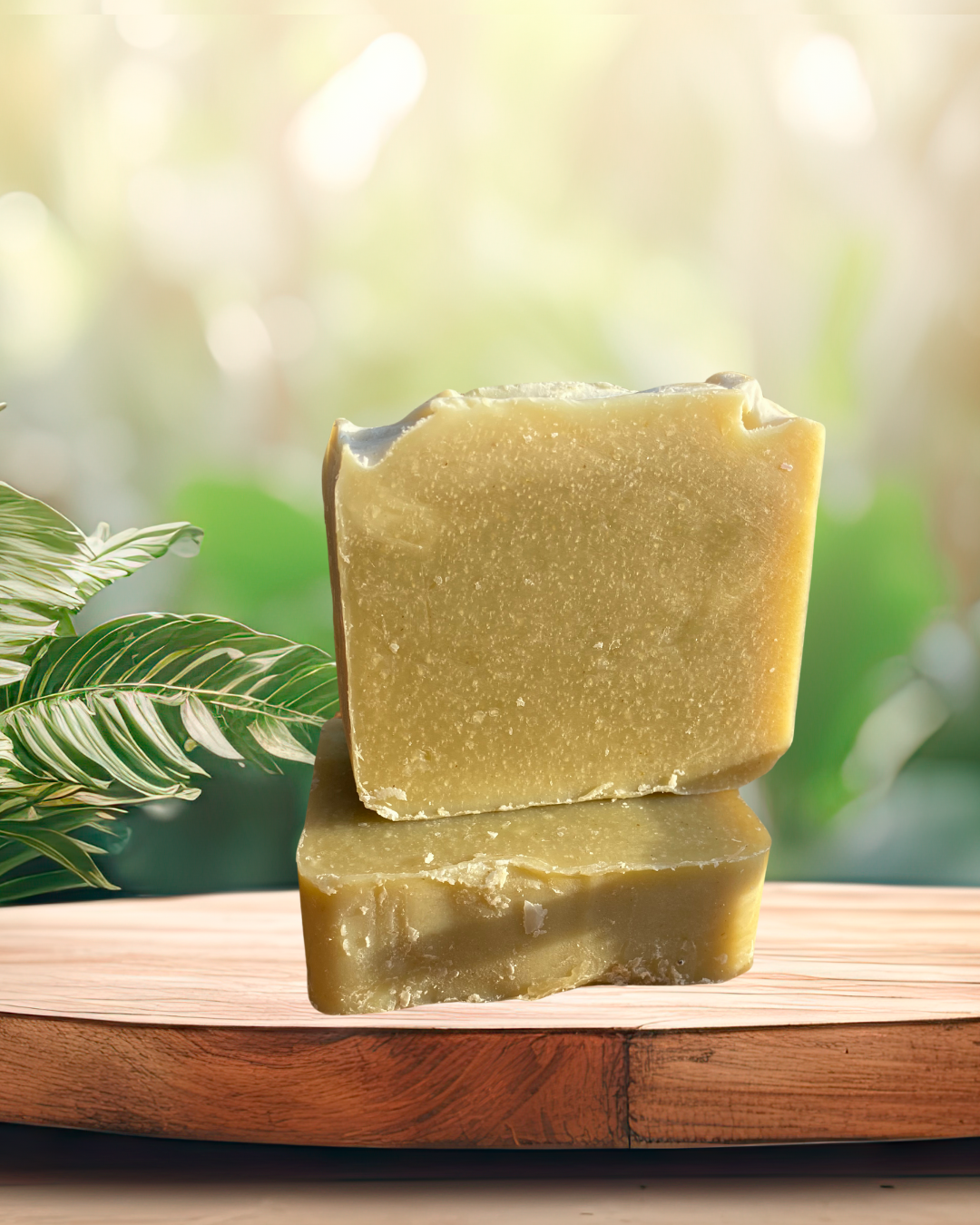 Charcoal Turmeric Sea Moss Soap – Handmade Vegan Bar (6oz)
