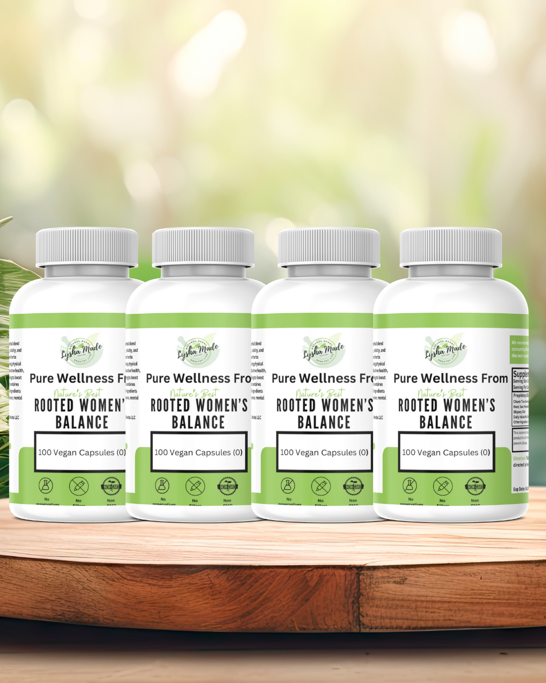 Rooted Women’s Balance – Hormonal Support & Vitality Blend | 100 Vegan Capsules